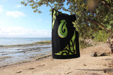 Hei Matau Maori beach towel 