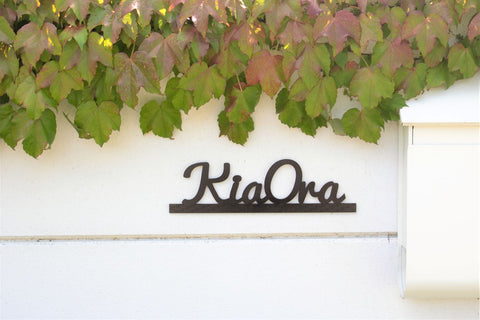 Kia Ora Sign